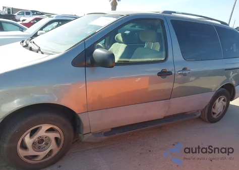 2000 Toyota Sienna Le from USA, damaged, VIN 4T3ZF13C4YU207290